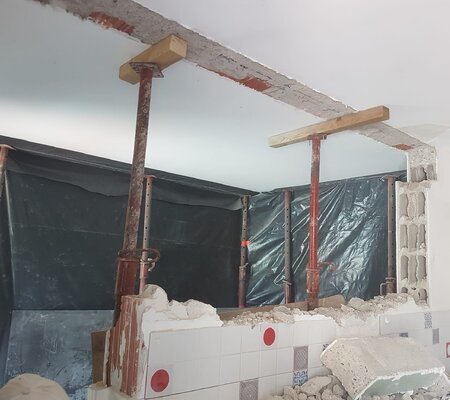 Ouverture Intérieur maison